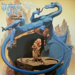 Heavens Gate - Livin' In Hysteria (*Autographed Postcard, Stickers)